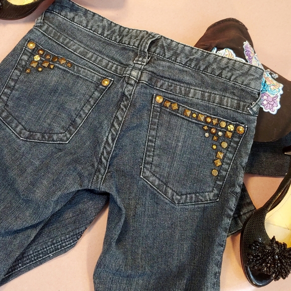NWOT Free People Embellished Skinny Jeans - Picture 7 of 8